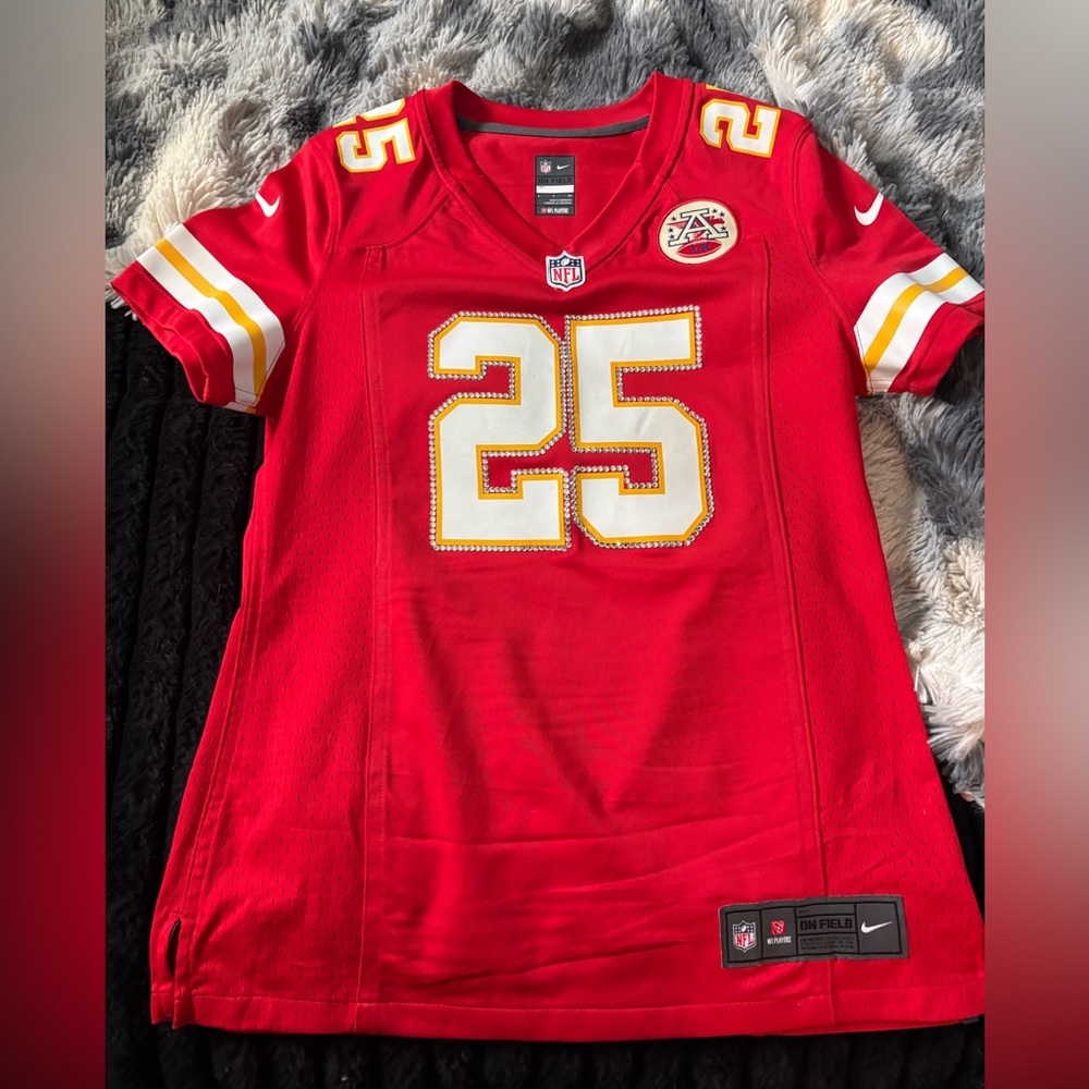 Nike Kansas City Chiefs #25 CHARLES Jersey - embellished